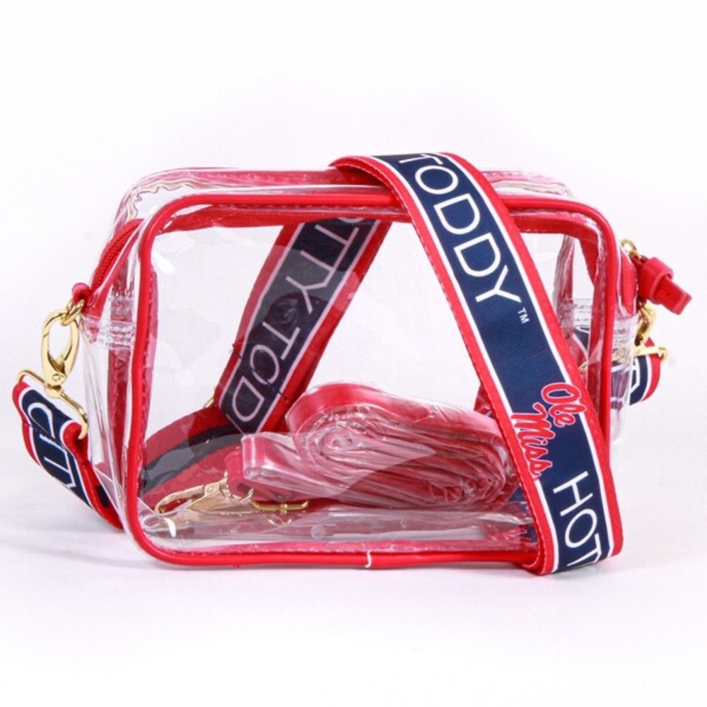 Ole Miss Rebels Hotty Toddy Clear Purse